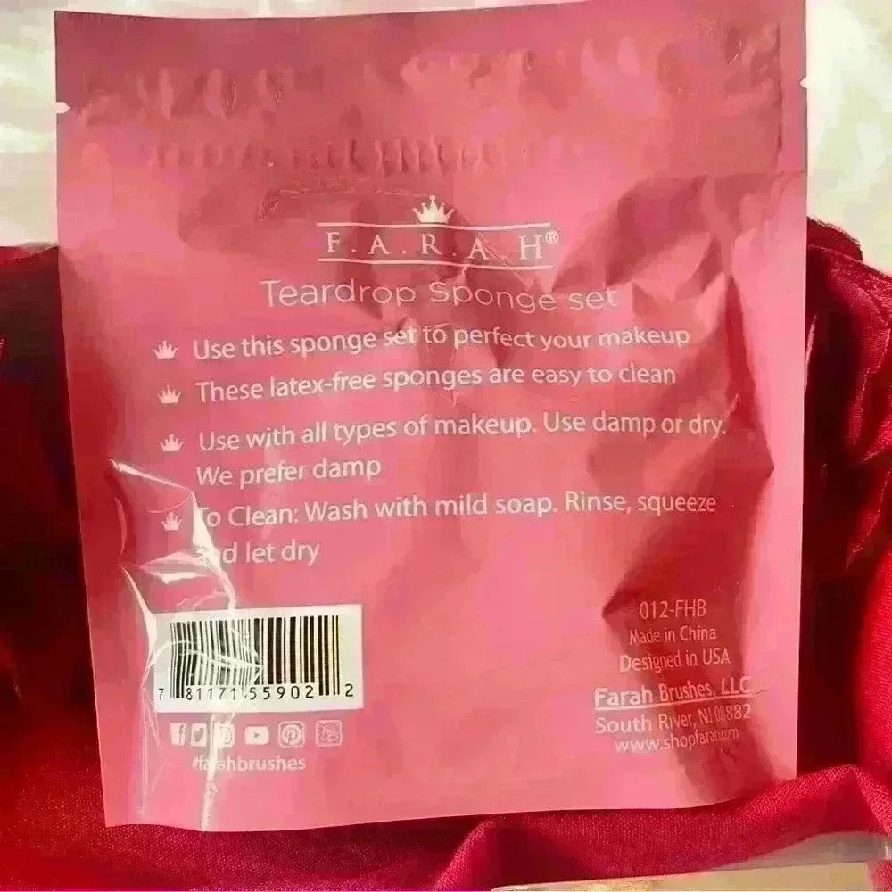 The F.A.R.A.H 4 Piece Makeup Sponge Set - Picture 2 of 2